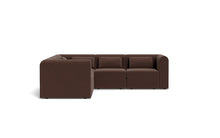 Load image into Gallery viewer, Atmosphere Storage - Sectional - Rounded Backrest - Chocolate