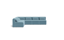 Load image into Gallery viewer, Atmosphere Sleeper Sofa & Sectional - Rounded Backrest - Aqua