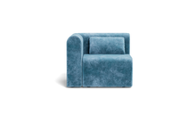 Load image into Gallery viewer, Atmosphere Sleeper Sofa & Sectional - Rounded Backrest - Harbour Blue