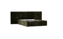 Load image into Gallery viewer, Ara Bed - Full - Upholstered - Sage - Storage