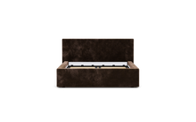 Load image into Gallery viewer, Ara Bed - Full - Upholstered - Espresso - Storage