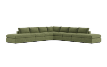 Load image into Gallery viewer, Ciello XL - Sectional - Cypress Green - Regular Backrest