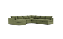 Load image into Gallery viewer, Ciello XL - Sectional - Cypress Green - Regular Backrest