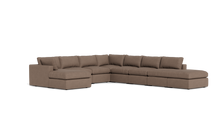 Load image into Gallery viewer, Ciello XL - Sectional - Mocha - Regular Backrest