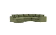 Load image into Gallery viewer, Ciello XL - Sectional - Cypress Green - Regular Backrest