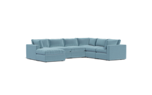 Load image into Gallery viewer, Ciello - Sectional - Aqua - Regular Backrest