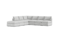 Load image into Gallery viewer, Ciello - Sectional - Limestone - High Angled
