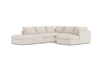 Load image into Gallery viewer, Ciello XL - Sectional - Sesame - High Angled