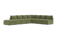 Load image into Gallery viewer, Ciello - Sectional - Cypress Green - High Angled