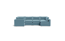 Load image into Gallery viewer, Ciello XL - Sectional - Aqua - Regular Backrest