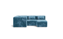 Load image into Gallery viewer, Atmosphere Sleeper Sofa & Sectional - Rounded Backrest - Harbour Blue
