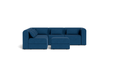 Load image into Gallery viewer, Atmosphere Sleeper Sofa & Sectional - Rounded Backrest - Cerulean