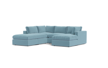 Load image into Gallery viewer, Ciello XL - Sectional - Aqua - Regular Backrest