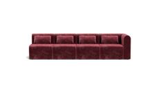 Load image into Gallery viewer, Atmosphere Sleeper Sofa & Sectional - Rounded Backrest - Bordeaux
