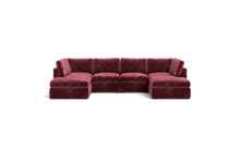 Load image into Gallery viewer, Ciello - Sectional - Bordeaux - High Angled