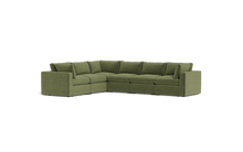 Load image into Gallery viewer, Ciello XL - Sectional - Cypress Green - Regular Backrest