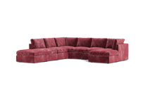 Load image into Gallery viewer, Ciello XL - Sectional - Bordeaux - High Angled