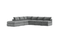 Load image into Gallery viewer, Ciello XL - Sectional - Basalt - Regular Backrest