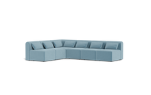 Load image into Gallery viewer, Atmosphere - Sectional - Rounded Backrest - Aqua