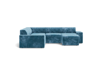 Load image into Gallery viewer, Atmosphere Sleeper Sofa & Sectional - Regular Backrest - Harbour Blue
