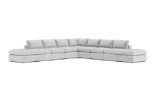 Load image into Gallery viewer, Ciello XL - Sectional - Limestone - Regular Backrest
