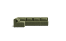 Load image into Gallery viewer, Atmosphere Sleeper Sofa & Sectional - Rounded Backrest - Cypress Green