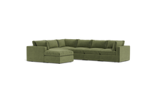 Load image into Gallery viewer, Ciello XL - Sectional - Cypress Green - Regular Backrest
