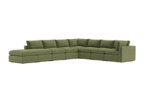 Load image into Gallery viewer, Ciello XL - Sectional - Cypress Green - Regular Backrest
