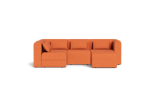 Load image into Gallery viewer, Atmosphere Sleeper Sofa & Sectional - Rounded Backrest - Tangerine