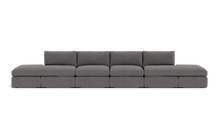 Load image into Gallery viewer, Ciello XL - Sofa - Storm Grey - Regular Backrest