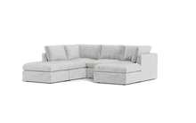 Load image into Gallery viewer, Ciello - Sectional - Limestone - High Angled