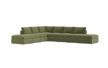 Load image into Gallery viewer, Ciello - Sectional - Cypress Green - High Angled
