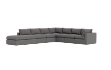 Load image into Gallery viewer, Ciello XL - Sectional - Storm Grey - Regular Backrest