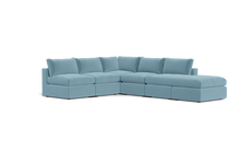 Load image into Gallery viewer, Ciello - Sectional - Aqua - Regular Backrest