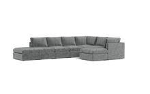 Load image into Gallery viewer, Ciello - Sectional - Basalt - High Angled