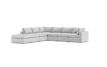 Load image into Gallery viewer, Ciello XL - Sectional - Limestone - Regular Backrest