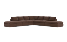 Load image into Gallery viewer, Ciello - Sectional - Chocolate - High Angled