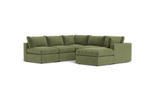 Load image into Gallery viewer, Ciello XL - Sectional - Cypress Green - Regular Backrest