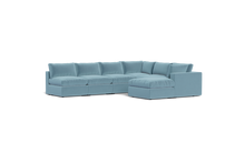 Load image into Gallery viewer, Ciello XL - Sectional - Aqua - Regular Backrest