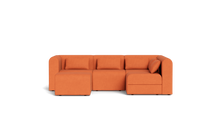 Load image into Gallery viewer, Atmosphere Sleeper Sofa & Sectional - Rounded Backrest - Tangerine