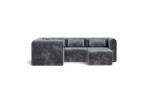 Load image into Gallery viewer, Atmosphere Sleeper Sofa & Sectional - Rounded Backrest - Cobblestone