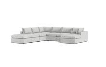 Load image into Gallery viewer, Ciello XL - Sectional - Limestone - Regular Backrest