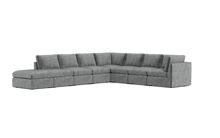 Load image into Gallery viewer, Ciello - Sectional - Basalt - High Angled