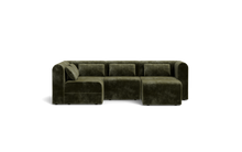 Load image into Gallery viewer, Atmosphere Sleeper Sofa & Sectional - Rounded Backrest - Sage