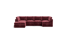 Load image into Gallery viewer, Ciello XL - Sectional - Bordeaux - High Angled