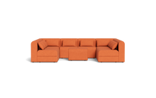 Load image into Gallery viewer, Atmosphere Sleeper Sofa & Sectional - Rounded Backrest - Tangerine