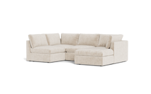 Load image into Gallery viewer, Ciello XL - Sectional - Sesame - High Angled