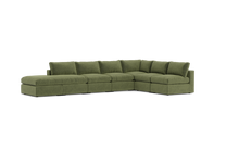 Load image into Gallery viewer, Ciello XL - Sectional - Cypress Green - Regular Backrest