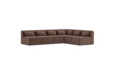 Load image into Gallery viewer, Atmosphere - Sectional - Rounded Backrest - Chocolate