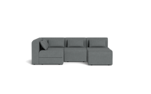 Load image into Gallery viewer, Atmosphere Sleeper Sofa & Sectional - Rounded Backrest - Nightfall